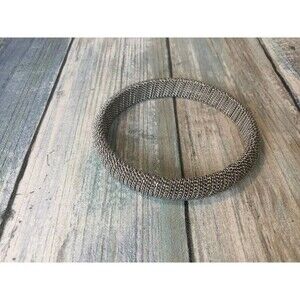 Chain wrapped Silver Bracelet